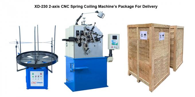 Le paquet de la machine de ressort de commande numérique par ordinateur de l'axe XD-230 2 pour la livraison