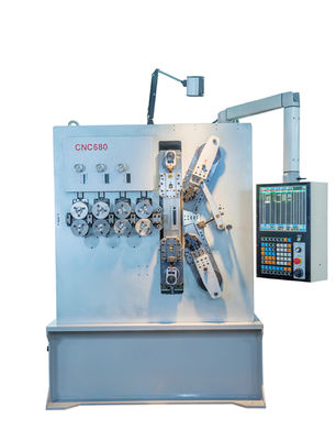 Model de XD -680 machine de enroulement de ressort de commande numérique par ordinateur de 3,00 - de 8.00mm avec le système servo de mouvement