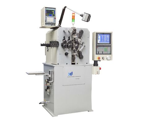 0.5~2.0mm machine de enroulement de ressort de commande numérique par ordinateur de huit axes, haute précision, cadence de fabrication 700pcs/min, travail manuel de 50% sauvé