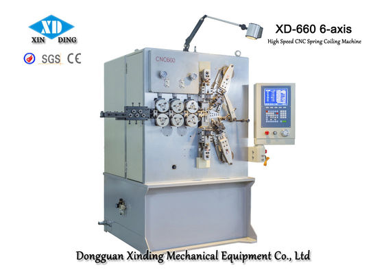 La machine de enroulement de ressort à grande vitesse de commande numérique par ordinateur de XD-660 6-Axis pour faire jaillit précision