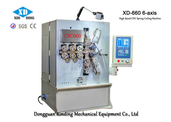 La machine de enroulement de ressort à grande vitesse de commande numérique par ordinateur de XD-660 6-Axis pour faire jaillit précision