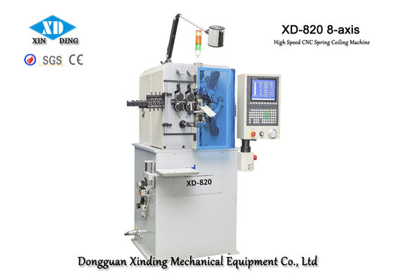 La machine de enroulement de ressort à grande vitesse de XD-820 8-Axis fait le diamètre de fil 0,5 2.0mm