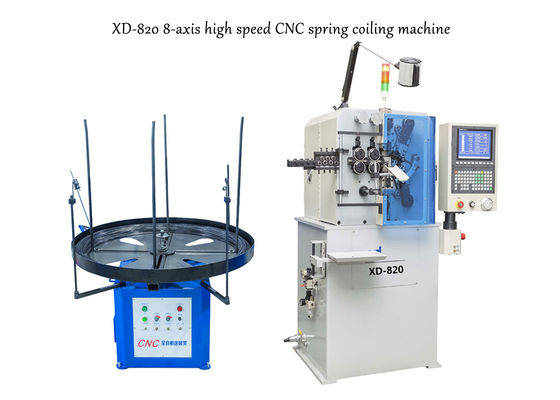 La machine de enroulement de ressort à grande vitesse de XD-820 8-Axis fait le diamètre de fil 0,5 2.0mm