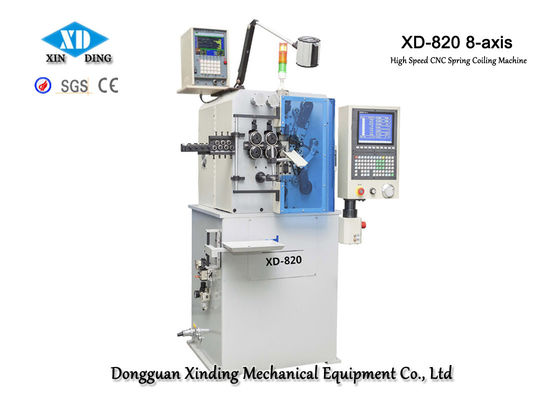 La machine de enroulement de ressort à grande vitesse de XD-820 8-Axis fait le diamètre de fil 0,5 2.0mm