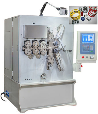 2,00 - 6.00mm machine de ressort hélicoïdal de commande numérique par ordinateur de cinq axes avec le système servo de mouvement