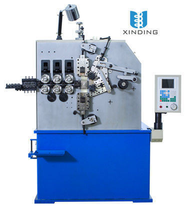 Machine de enroulement de ressort automatique gyroscopique bleu avec le moteur servo de lancement 1,5 kilowatts