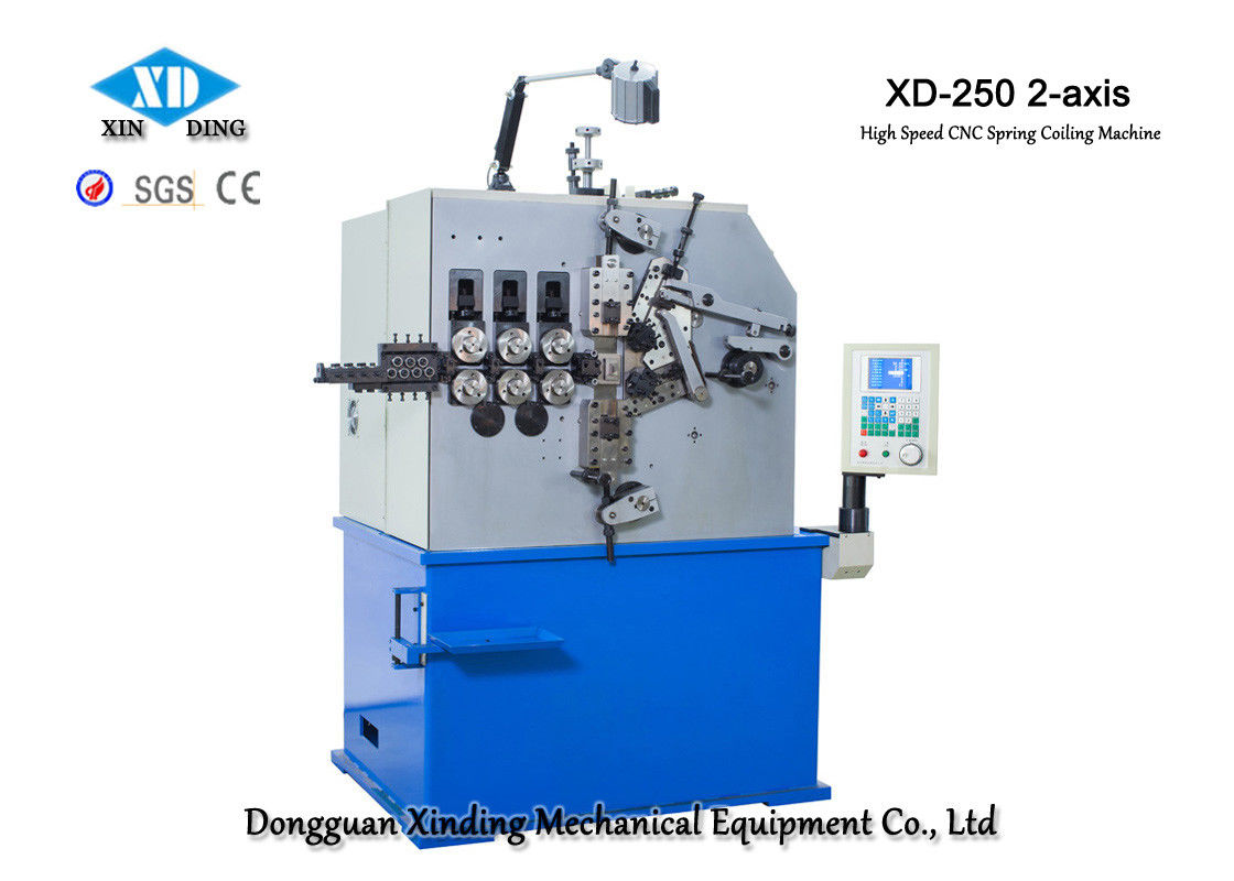 Machine de enroulement de ressort de XD-250 2-Axis produisant des ressorts de compression de 2.0mm à de 5.0mm