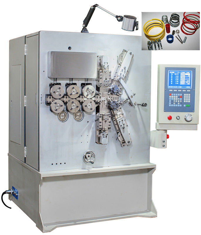 2,00 - 6.00mm machine de ressort hélicoïdal de commande numérique par ordinateur de cinq axes avec le système servo de mouvement